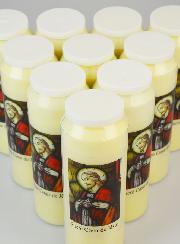 Lot de 10 Bougies de Neuvaine Sacré Coeur de Jésus