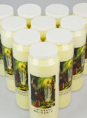 10 Bougies de Neuvaine Apparitions de Lourdes