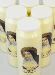Lot de 6 Bougies de Neuvaine Sainte Rita