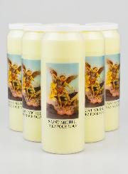 Lot de 6 Bougies de Neuvaine Saint Michel