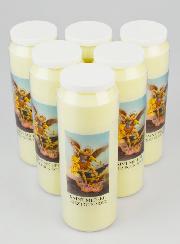 Lot de 6 Bougies de Neuvaine Saint Michel