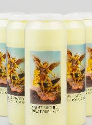 Lot de 6 Bougies de Neuvaine Saint Michel