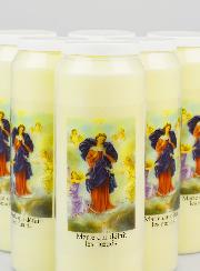 Lot de 6 Bougies de Neuvaine Marie qui Défait les Noeuds