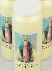 Lot de 3 Bougies de Neuvaine Vierge Miraculeuse