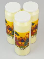 Lot de 3 Bougies de Neuvaine à la Sainte Trinité