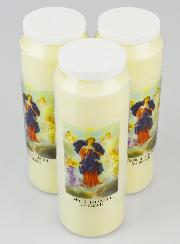Lot de 3 Bougies de Neuvaine Marie qui Défait les Noeuds