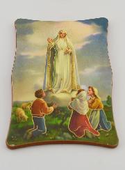 Icône Notre Dame de Fatima en Bois