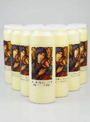 Lot de 10 Bougies de Neuvaine Vierge Marie à l'Enfant
