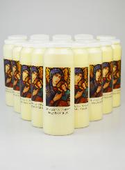 Lot de 20 Bougies de Neuvaine Vierge à l'Enfant