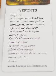 Encens de Prière pour nos Défunts en Cones