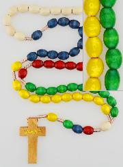 Chapelet en Bois Missionnaire - 50cm