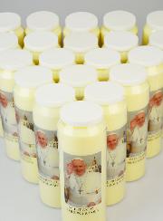 Lot de 20 Bougies de Neuvaine au Pape François