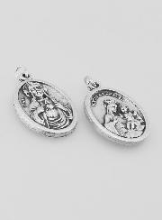 Médaille Religieuse Sacré Coeur de Jésus Argentée