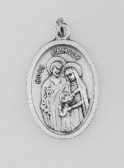 Médaille Religieuse Sainte Famille Argentée