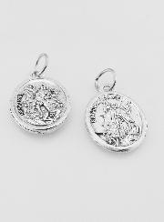 Médaille Religieuse Ange Gardien Argentée