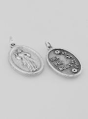 Médaille Religieuse de la Miséricorde Divine Argentée
