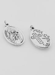 Médaille Religieuse Sainte Thérèse Argentée