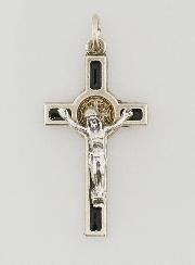Pendentif Croix de Saint Benoit Noir