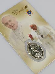 Carte de Prière Médaille du Pape François