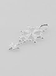 Pendentif Croix Esprit Saint en Argent Massif 25mm