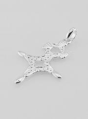 Pendentif Croix du Sud en Argent Massif 25mm