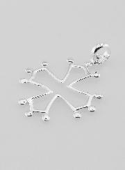 Pendentif Croix Occitane en Argent Massif 21mm