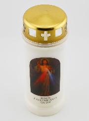 Bougie de Cimetière Christ Miséricordieux