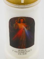 Bougie de Cimetière Christ Miséricordieux