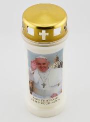 Bougie de Cimetière Pape François