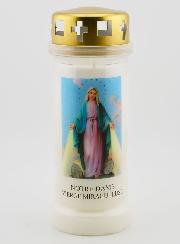 Bougie de Cimetière Vierge Miraculeuse