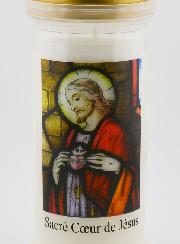 Bougie de Cimetière Sacré Coeur de Jésus