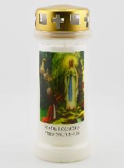 Bougie de Cimetière Notre Dame de Lourdes