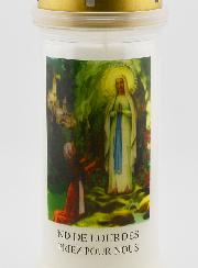 Bougie de Cimetière Notre Dame de Lourdes