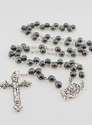 Chapelet Homme Noir en Perles
