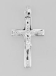 Croix Pendentif en Argent 22mm