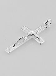Croix Pendentif en Argent 22mm