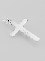 Croix Pendentif en Argent 22mm