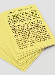Lot de 10 Cartes de Prières à Saint Benoît