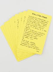 Lot de 10 Cartes de Prières au Pape François