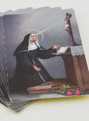 Lot de 10 Cartes de Prières à Sainte Rita