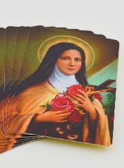 Lot de 10 Cartes de Prières à Sainte Thérèse
