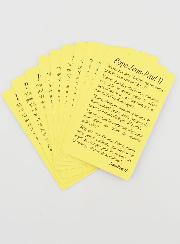 Lot de 10 Cartes de Prières à Saint Jean Paul II
