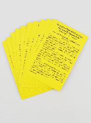 Lot de 10 Cartes de Prières à Saint Michel