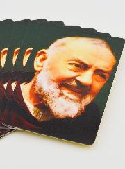 Lot de 10 Cartes de Prières à Padre Pio