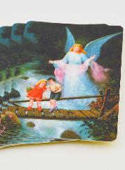 Lot de 10 Cartes de Prières Ange-Gardien
