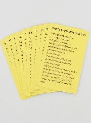 Lot de 10 Cartes de Prières Ange-Gardien