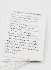 Lot de 10 Cartes de Prières à Saint Christophe