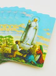 Lot de 10 Cartes de Prières à Notre Dame de Fatima