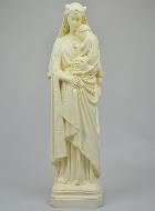 Statue Vierge Marie Couronnée Enfant Jésus 42 cm