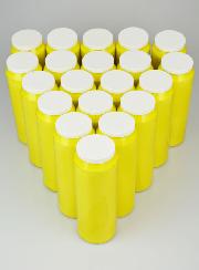 20 bougies de neuvaine Jaunes